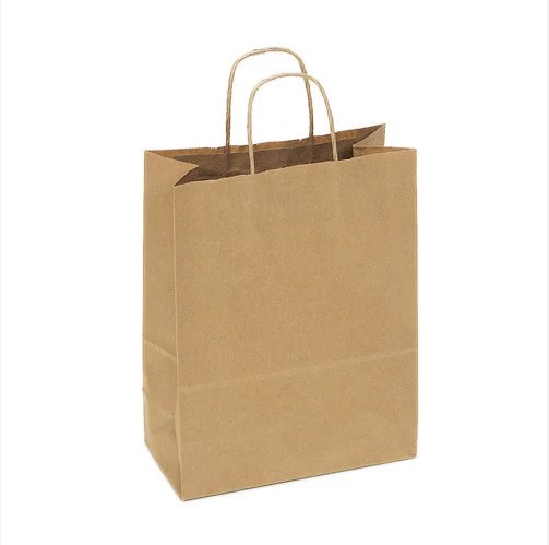 Medium Fashion Bags - Twisted Handle Kraft - 125x Per Pack